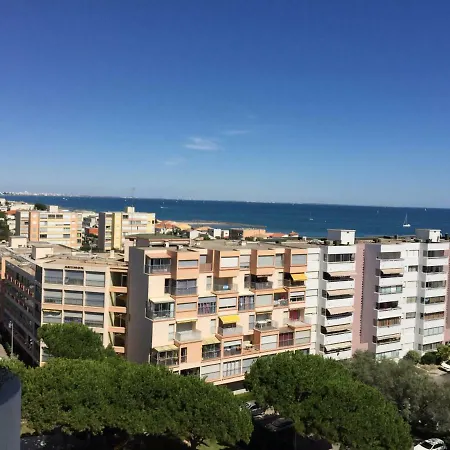 Apartmán Exceptionnel ! Vue Imprenable Sur Mer. Carnon-Plage